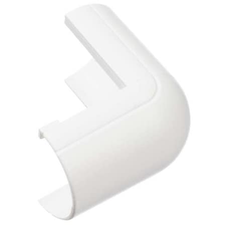 D-Line FLEB2010W - 90 Degree External Elbow, 1 1/4 in L, PVC, White