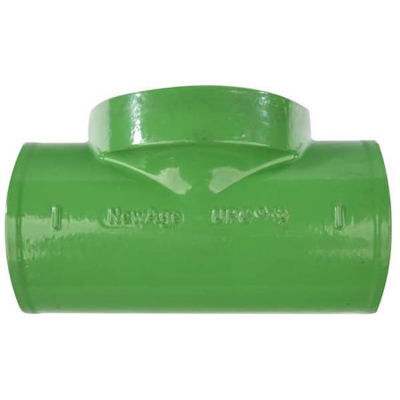 ZFB222056 - Reducing Coupling Test Tee, 8" Pipe, Female Socket, Cast Iron, 0 psi