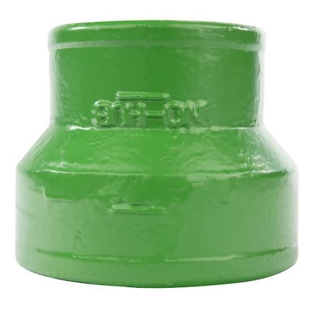 ZFB222154 - Reducing Coupling Short Increaser Reducer, 3" x 6" Pipe, Female Socket, Cast Iron, 0 psi