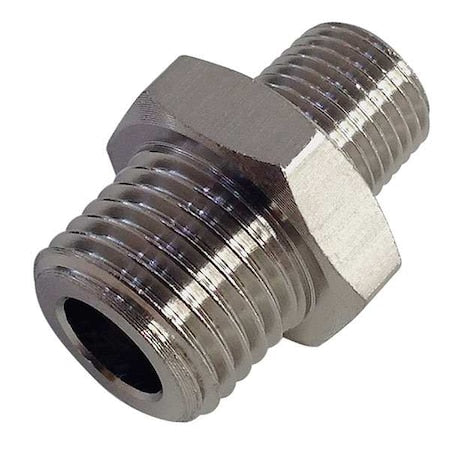 Legris 0192 17 13 - Male Unequal Adapter Brass Adapter Unequal, 3/8 in Male BSPT X 1/4 in Male BSPP