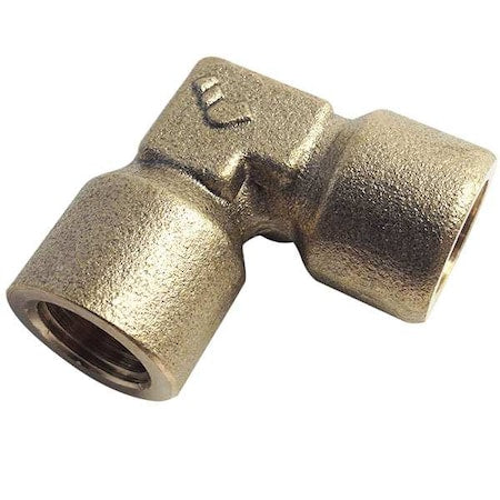 Legris 0143 13 13 - 90 Degrees Elbow Brass 90 Degrees Union Elbow, 1/4 in Female BSPP X 1/4 in Female BSPP