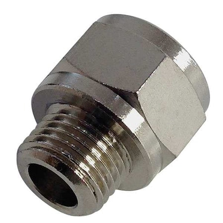 Legris 0906 10 19 - Female x Male Adapter Brass Adapter, 1/8 in Female BSPP X 5 mm Male Metric
