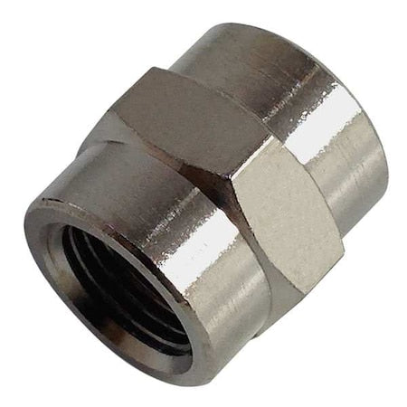 Legris 0902 19 10 - Female Coupling Brass Sleeve, 5 mm Female Metric X 1/8 in Female BSPP