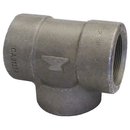Anvil 0361125503 - Tee Tee, 1-1/4" x 2" Pipe, FNPT, Forged Steel, Class 3000