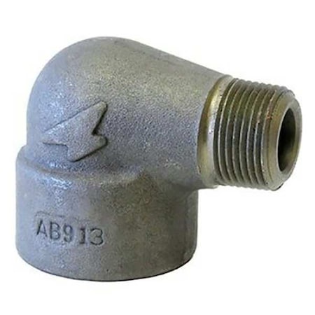 Anvil 0361109358 - 90 Degree Street Elbow 90 Degree Street Elbow, 1/4" Pipe, FNPT x MNPT, Black Forged Steel