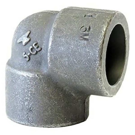 Anvil 0362000200 - 90 Degree Elbow 90 Degree Elbow, 1/8" Pipe, Socket Weld, Black Forged Steel, Class 3000