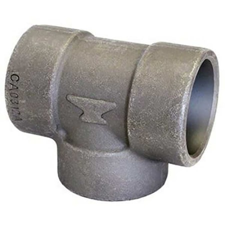 Anvil 0362025801 - Tee Tee, 1-1/4" Pipe, Socket Weld, Black Forged Steel, Class 3000