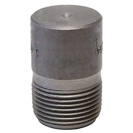 Anvil 0361324809 - Round Head Plug Round Head Plug, 1/4" Pipe, MNPT, Black Forged Steel, Class 3000