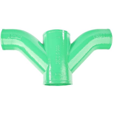ZFB221812 - 45 Degrees Double Combination Wye Double Combination Wye and 1/8 Bend, 4" Pipe, Female Socket