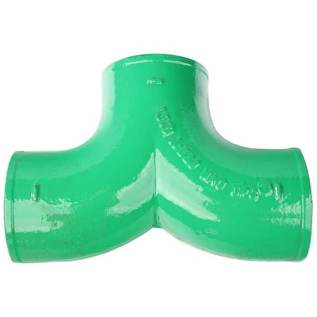 ZFB220406 - 90 Degrees Double Bend Double 1/4 Bend, 4" Pipe, Female Socket, Cast Iron, 0 psi