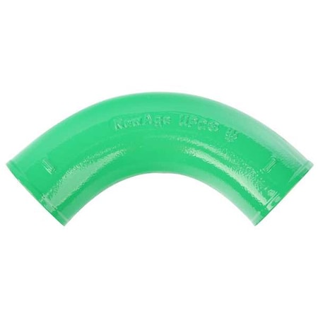 ZFB220470 - 90 Degrees Short Sweep Bend Short Sweep 1/4 Bend, 5" Pipe, Female Socket, Cast Iron, 0 psi