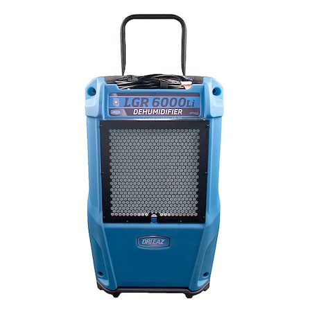 Dri-Eaz LGR 6000Li - Portable Dehumidifier, Not Applicable, 20 in, Polyethylene Rotomolded, 115 V AC
