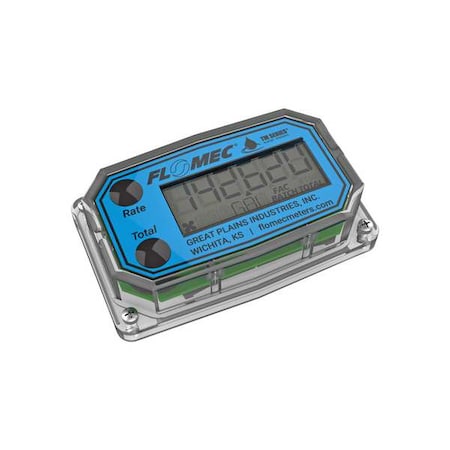 Flomec G2X10XQ9GMA - Electronic Flowmeter,Turbine,3.4" L