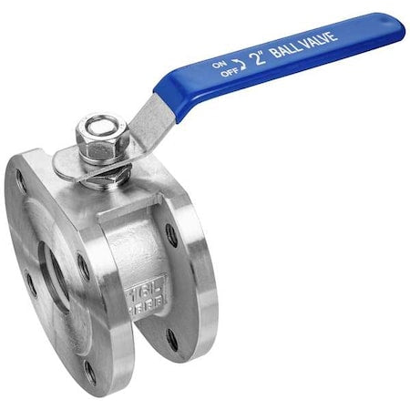 Usa Industrials ZUSA-VLV-175 - Manual 2-Way Ball Valve,Flange,316 SS