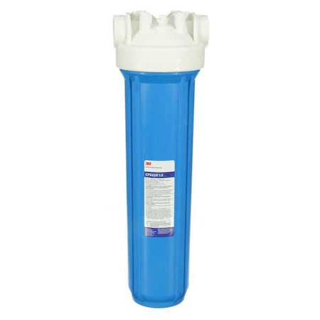 3M Aqua-Pure CFS22B - Filter Housing,241/2in H,71/4in Dia,Blue