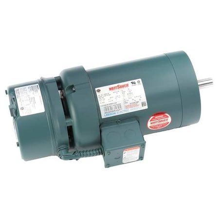 Leeson 122251.00 - Three-Phase Brake Motor, 1 hp HP, 143 TC Frame, 208-230/460 V AC Voltage, 1,760 RPM Nameplate RPM