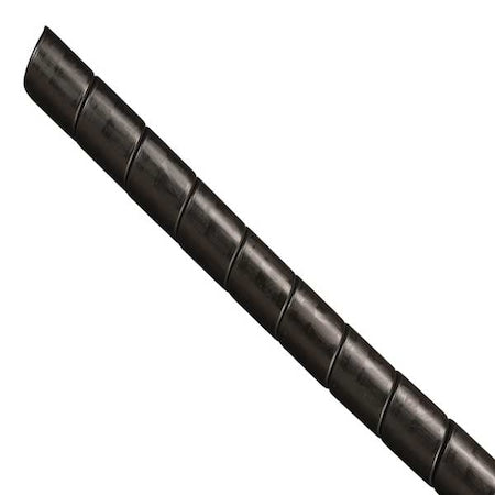 Caplugs FRAS-16 - FR Anti-Static Spiral Wrap,Blk,1/2"x66ft