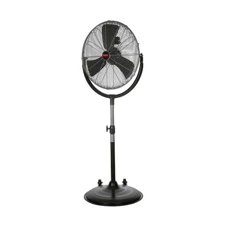 Dayton 61LD79 - Pedastal Fan W/ 20 in Blade Dia, 3 Speeds, 120 V AC, 62 in H, 9 ft L Cord
