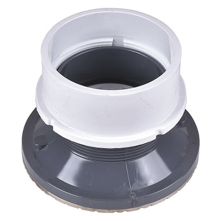 Oatey 74159 - Adj PVC Cleanout,4",w/Nickl Cover