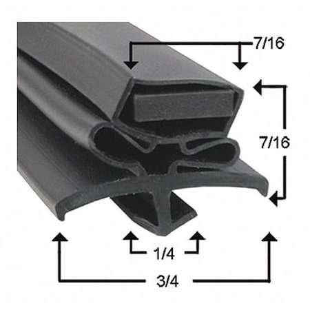 Beverage-Air 703-881C - Door Gasket,17-1/2" x 30-3/4"