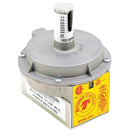 Antunes JD-2-RED - Pressure Switch,0.1" to 24"