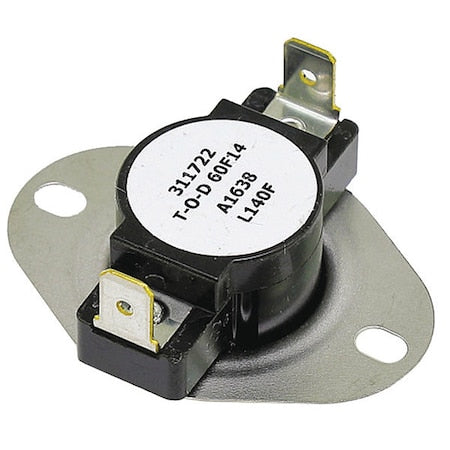 Envirotec PE-09-8140 - Limit Switch,140 deg. F,One Time