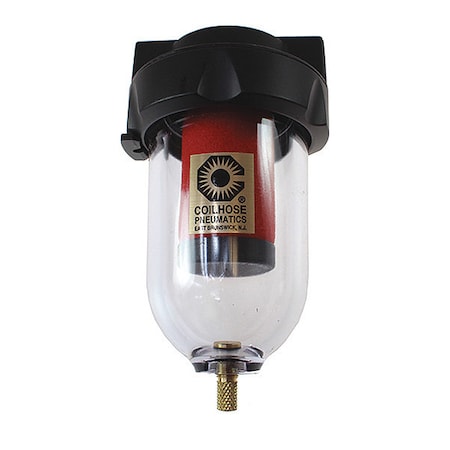 Coilhose Pneumatics 8923MD - Coalescing Filter W/Automatic Drain Metal Bowl 3/8"