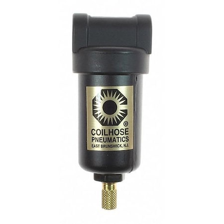 Coilhose Pneumatics MC1-M - Coalescing Filter Mini W/Metal Bowl 1/8"