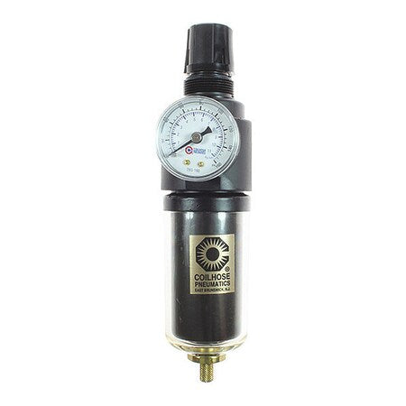 Coilhose Pneumatics 26FC3-DGSX - F/R Duo W/Drain Gage Metal Bowl Sight Glass 5 Micron Element 3/8"