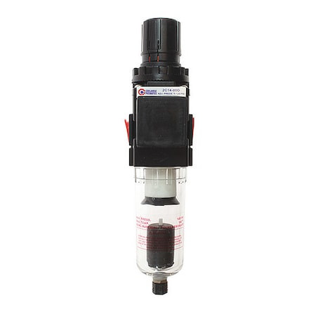 Coilhose Pneumatics 29-2C14-00D - F/R Duo Mini 1/4" W/Square Gage Auto