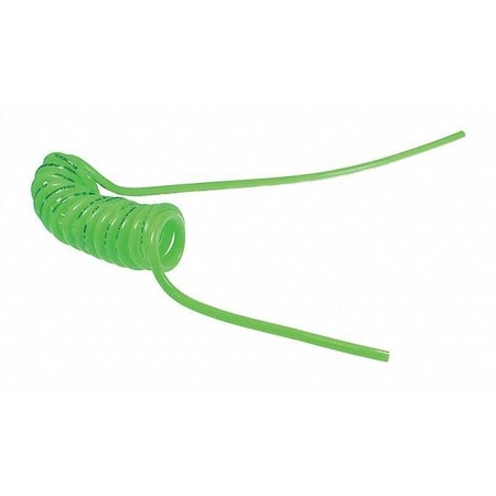 Coilhose Pneumatics PU12-30W1-G - Flexcoil 0.467" ID x 30' Neon Green