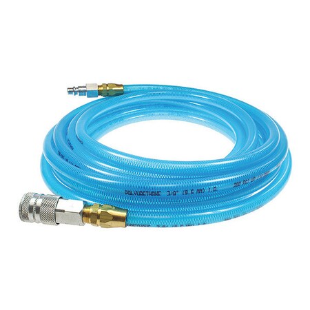 Coilhose Pneumatics PFE6100T58C - Flexeel Hose 3/8" ID x 100' Transparent Blue