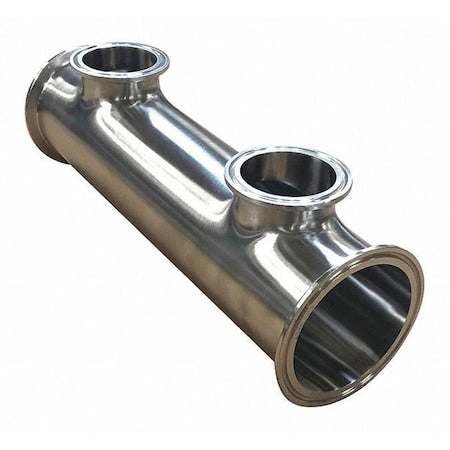 Precision Stainless MAN-0300X0200-7.0CC-2 PULL-4 - Manifold,Two Pull,3"x2",304,SS