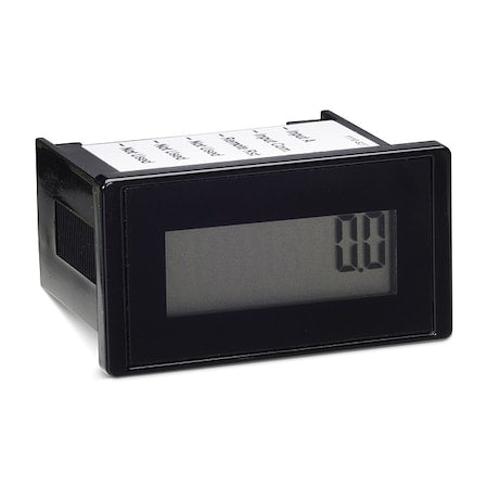 Trumeter 6320-1000-0000 - Hour Meter,LCD,Clip,8 Digit,ABS/PC Blend