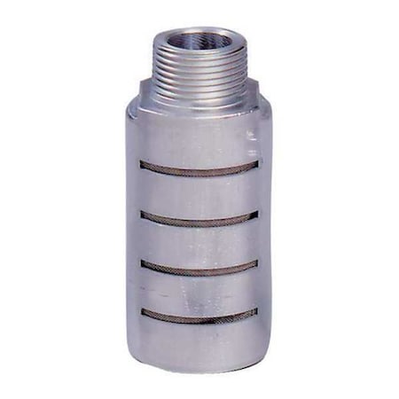 Arrow Pneumatics ASQF-1M - Male Alum Pneumatic Silencer,1/8",PK5
