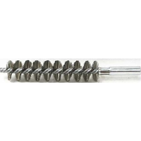 Schaefer Brush 43528 - Tube Brush, Single Spiral, Double Stem