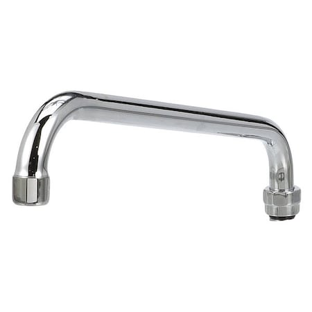 Component Hardware KS11-12-X012 - Encore Spout Assembly, 12", horizontal tubular swing, stainless steel