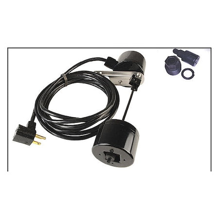Eco-Flo EFVSWPLG - Vertical Piggyback Float Switch,10 ft