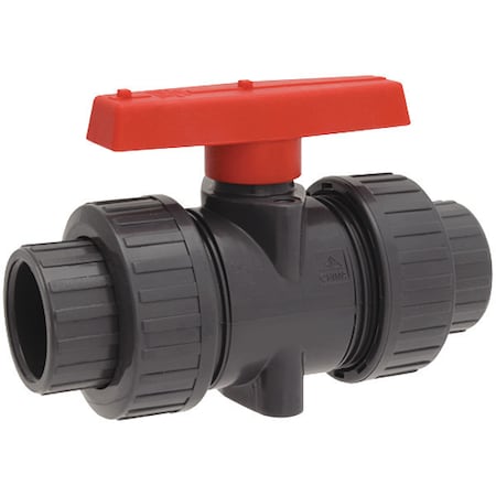 Hayward Flow Control TBB1007CPEG - Ball Valve, True Union, 3/4", PVC/EPDM, S/T