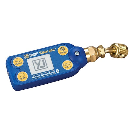 Yellow Jacket 67066 - Vacuum Gauge, LCD, Brass, Visual