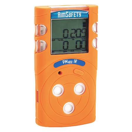 Macurco PM400-P - PM400 Multi-Gas Detector, IP67, Audible, Vibrating, Visual, LCD, 2 yr Battery Life