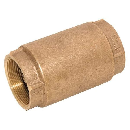 6AJY5 - 1-1/2" NPT Bronze Spring Check Valve