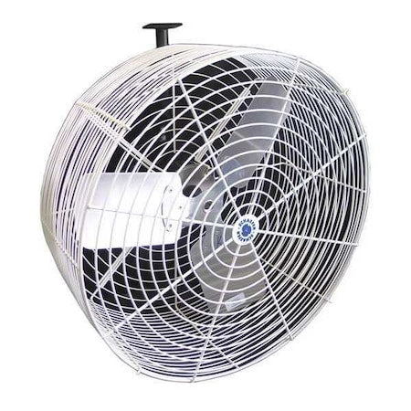 Schaefer GVK24-3 - Standard Duty Industrial Fan, Wall Mount, 24 in Blade Dia, 230/460 V, 7,750 cfm, Non-Oscillating