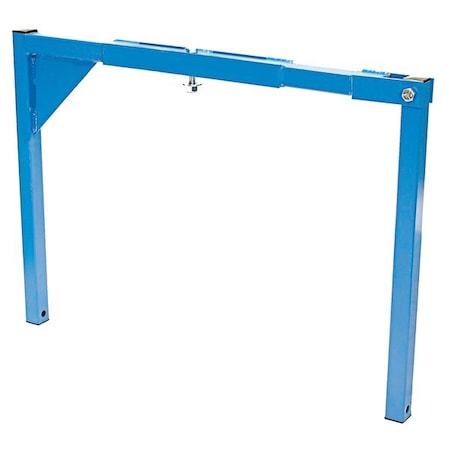 Patterson YOKE 34 BLUE - Mounting Bracket For Fan, 34 in Blade Dia, 43-1/2 in W, 3 hp, Powder Coated, Steel, Blue