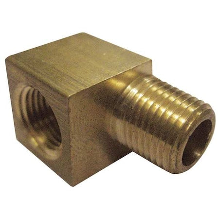 6AYU1 - 90 Degrees Street Elbow Brass 90 Degrees Street Elbow, 1/8 in Male NPT X 1/8 in Female NPT, 10 PK