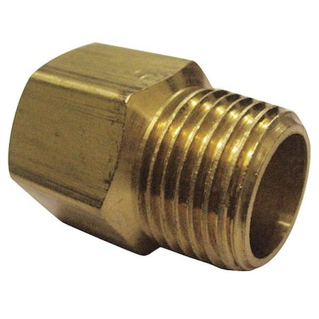 6AYX4 - Adapter Brass Adapter, 3/8 in Female NPTF X 3/8 in Male NPTF