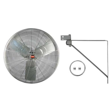 Dayton 7DJ35 - High Ambient Air Circulator, Ceiling, IBeam, Wall Mount, 24 in Blade Dia, 115 V, 6,400 cfm