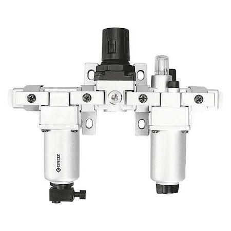 Groz 7DX48 - Filter/Regulator/Lubricator, 1/2 In, 290psi