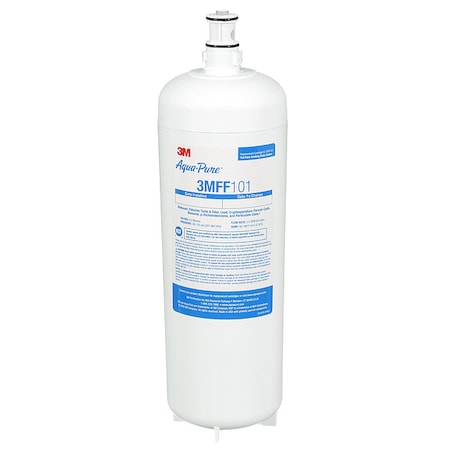 3M Aqua-Pure 3MFF101 - Quick Connect Filter, 2.5 gpm, 0.2 Micron, 4-1/2" O.D., 4 1/2 in H