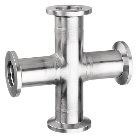 Usa Industrials ZUSA-TF-VAC-72 - Vacuum Fitting, Cross Connector, 2" Tube